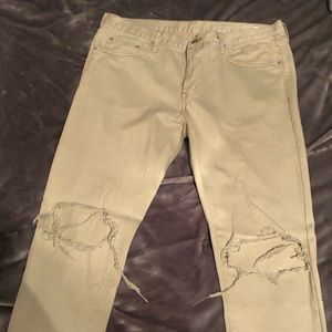 Tan Slim straight MNML jeans. Never worn